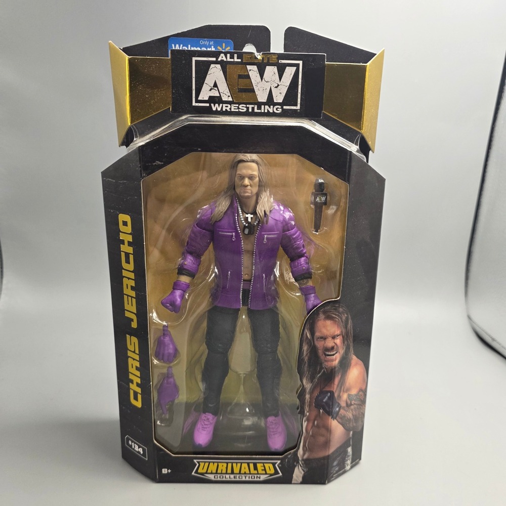 AEW Unrivaled Collection Chris Jericho‎ Walmart Exclusive Action Figure Purple
